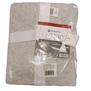 NEW‎ Women's Grey MEMBERS MARK CASHMERE Blend Hoodie Size Medium